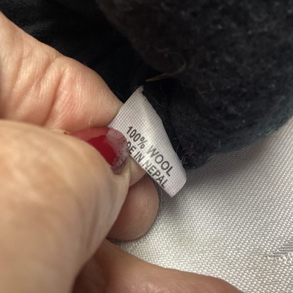 Unisex Rainbow Hand Knit Wool fleece lined Gloves must see Peru made - Picture 4 of 8